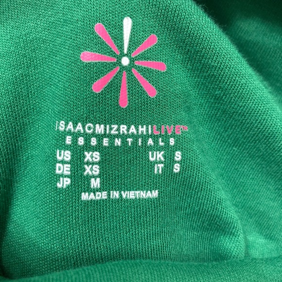 Isaac Mizrahi Kelly Green Turtleneck - Picture 6 of 8